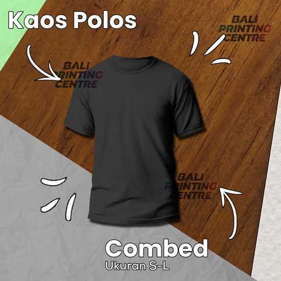 Kaos Polos Combed S-XL