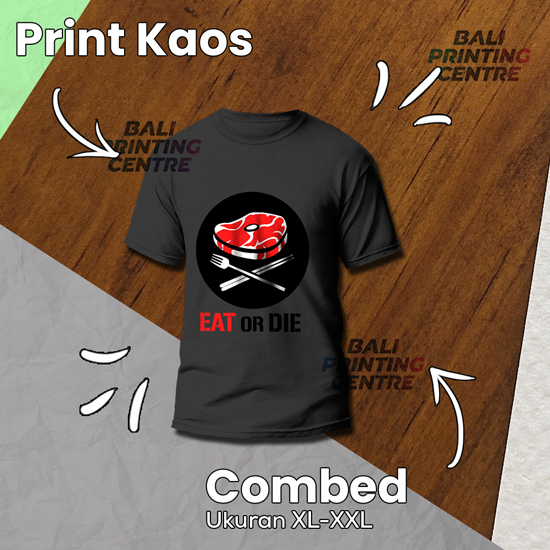 Print Kaos XL-XXL Luas Gambar A5
