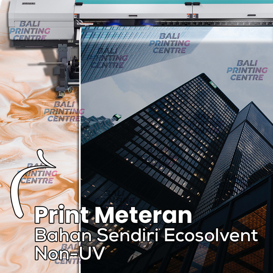 Print Bahan Sendiri Meteran NON UV