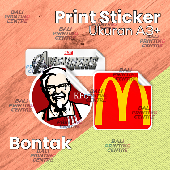 Print Laser Stiker Bontak