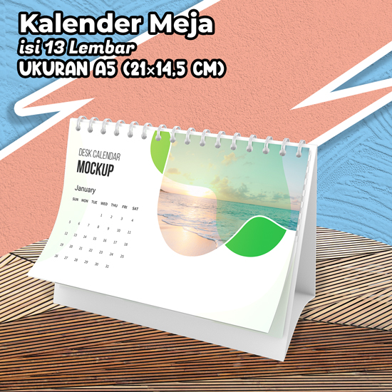 Kalender Isi 13 Ukuran A5 | Printbali.com
