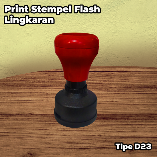 Stempel Flash Lingkaran D28