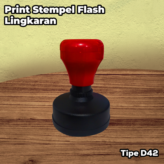 Stempel Flash Lingkaran D42