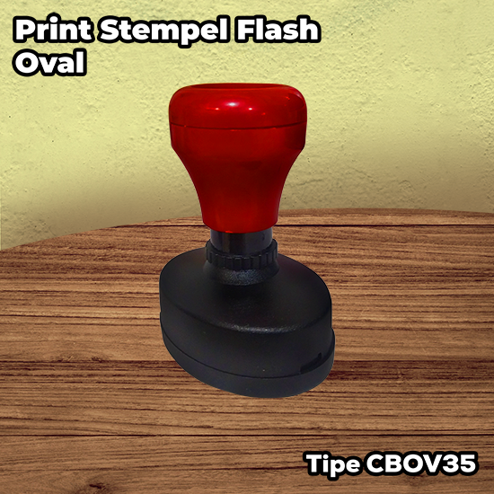 Stempel Flash Oval CBOV51