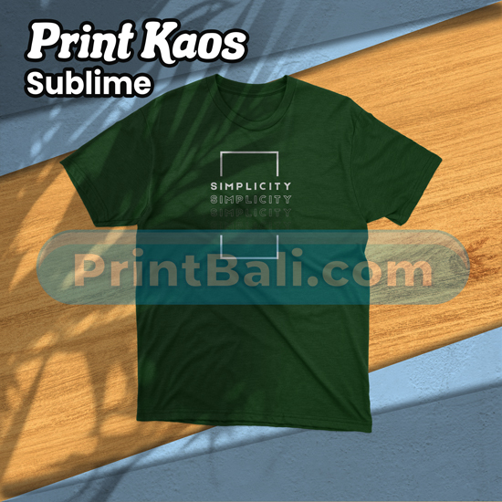 Print Kaos Sublim