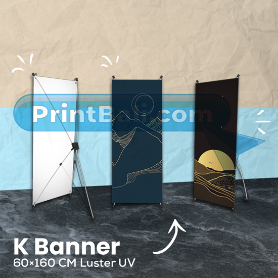 K Banner 60 X 160 Luster UV