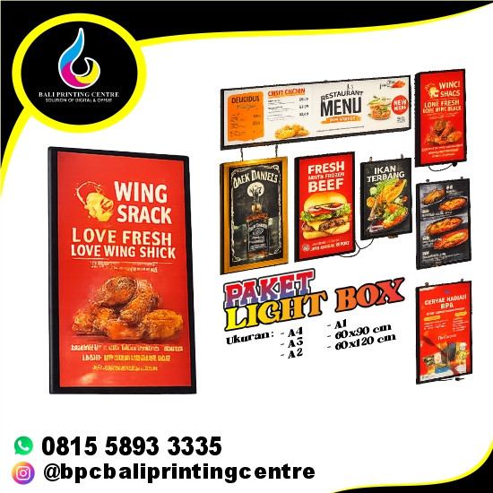 Paket Light Box 60x120
