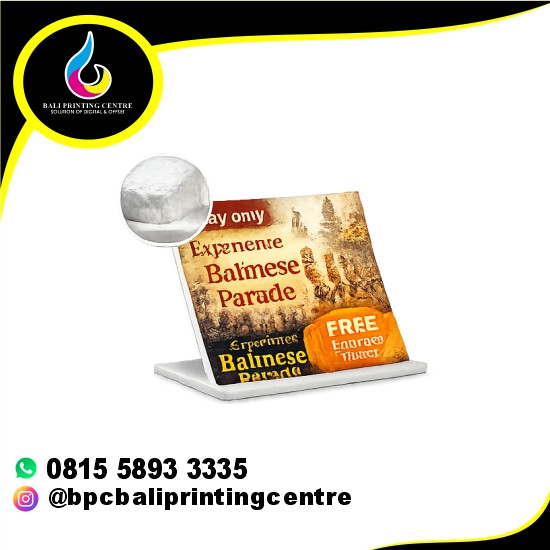 Paket Foamboard 5 mm+ Sticker