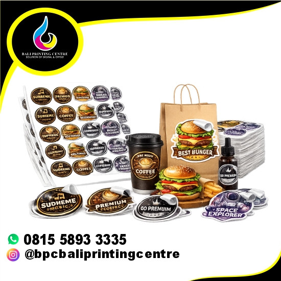 Print Laser Stiker Vinil Matte