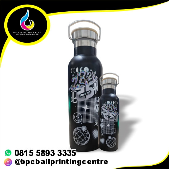 Print Tumbler Termos Bambu