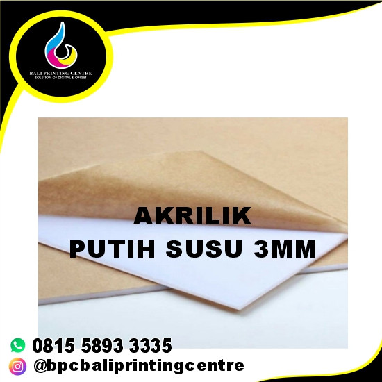 Acrylic 3MM Putih Susu