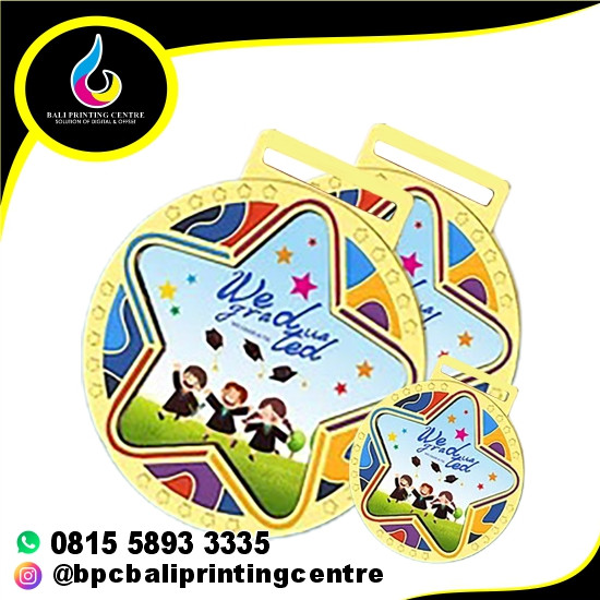 Medali acrylic 3mm D7 + Gantungan