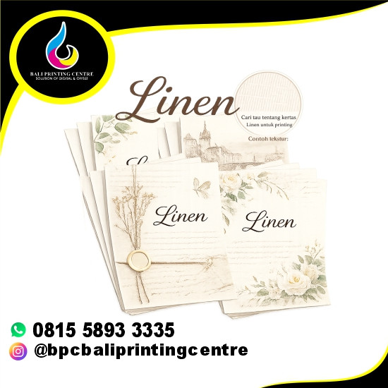 Print Laser Linen