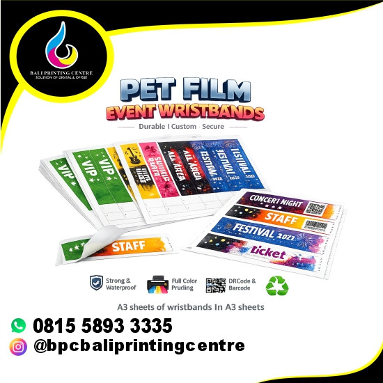 Print P.E.T Film (hanya cetak)