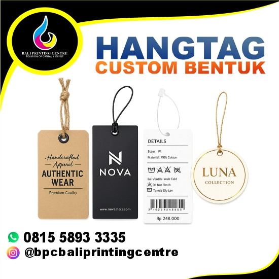 HANGTAGE BENTUK (ISI 15PCS)