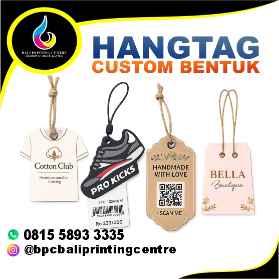 HANGTAGE BENTUK (ISI 15PCS)