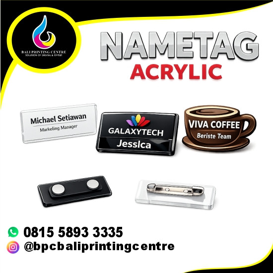Nametag Acrylic