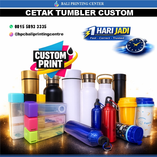 New Cetak Tumbler Custom