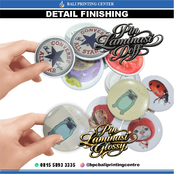 New Cetak Pin Peniti Custom