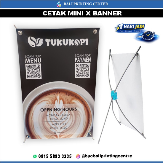 Paket Mini X Banner