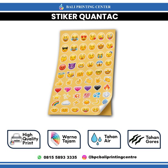 Print Stiker Quantac UV