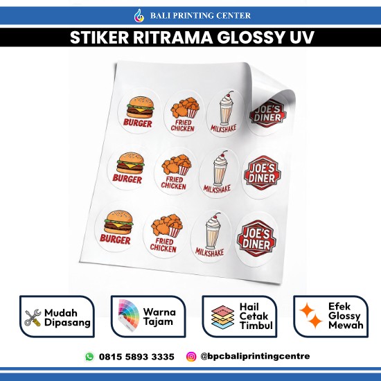 Print Stiker Ritrama Glossy UV