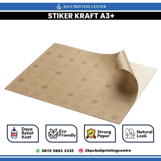 Print Sticker Kraft
