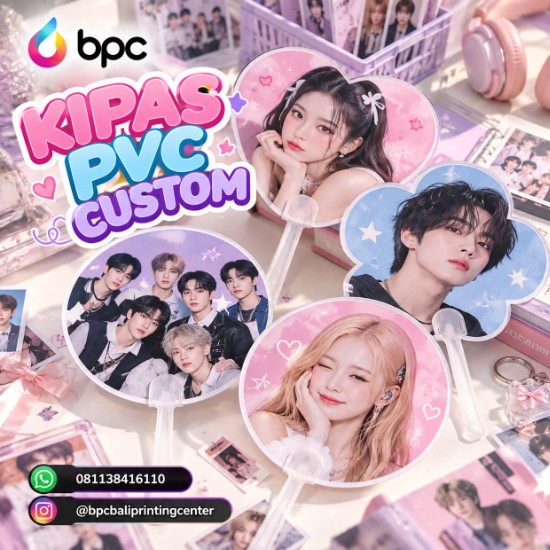 Cetak Kipas PVC Custom