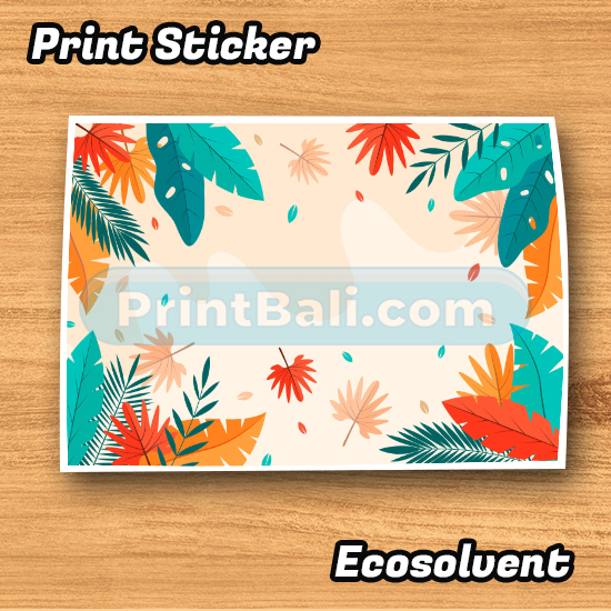Sticker Ecosolvent